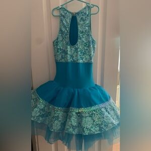 Sparkling Blue Sequin Kids Costume